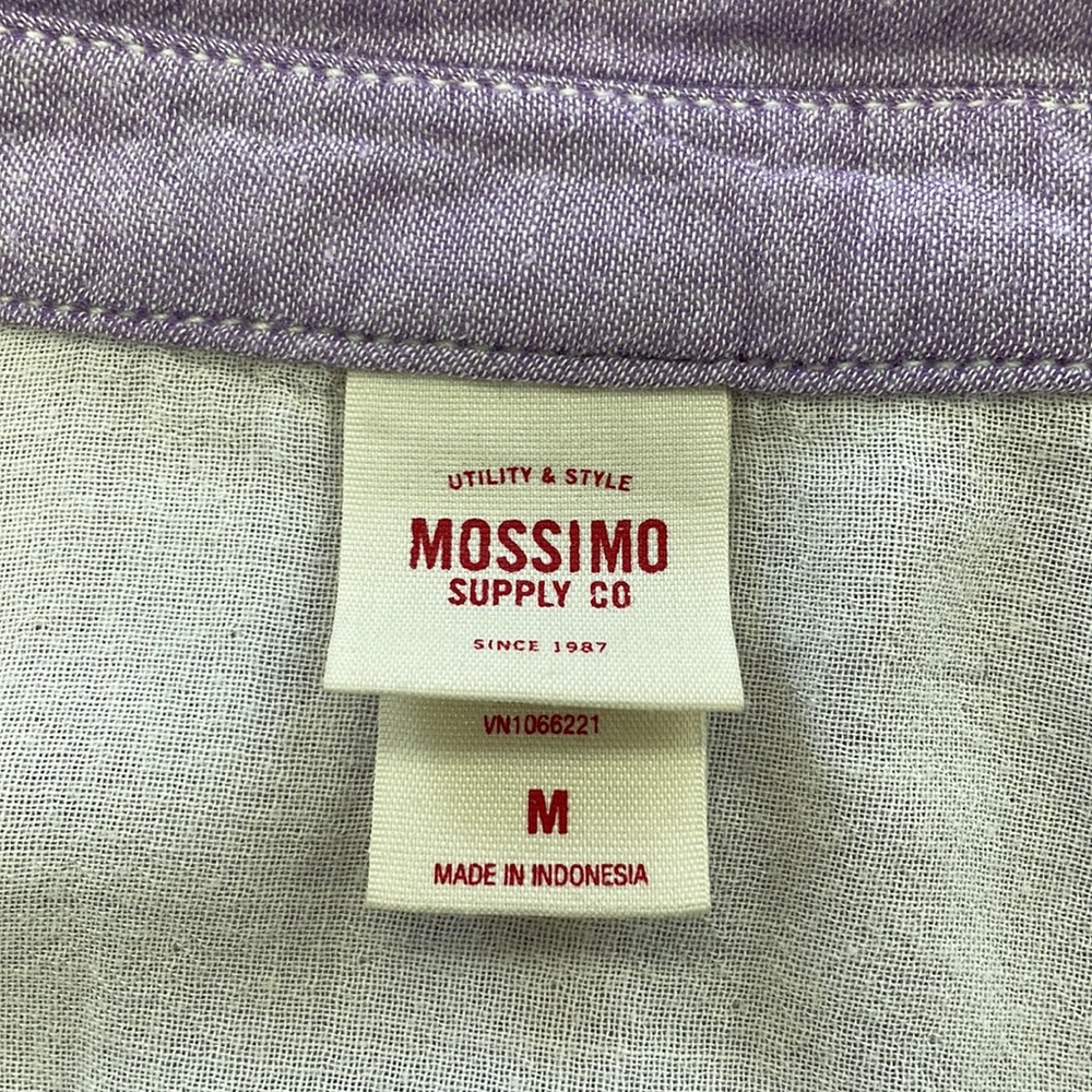Lilac Button Down Long Sleeve - Picture 7 of 12